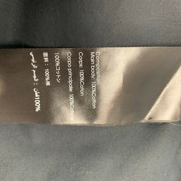 3.1 PHILLIP LIM Size S Navy Cotton High Collar Vest - Picture 4 of 5